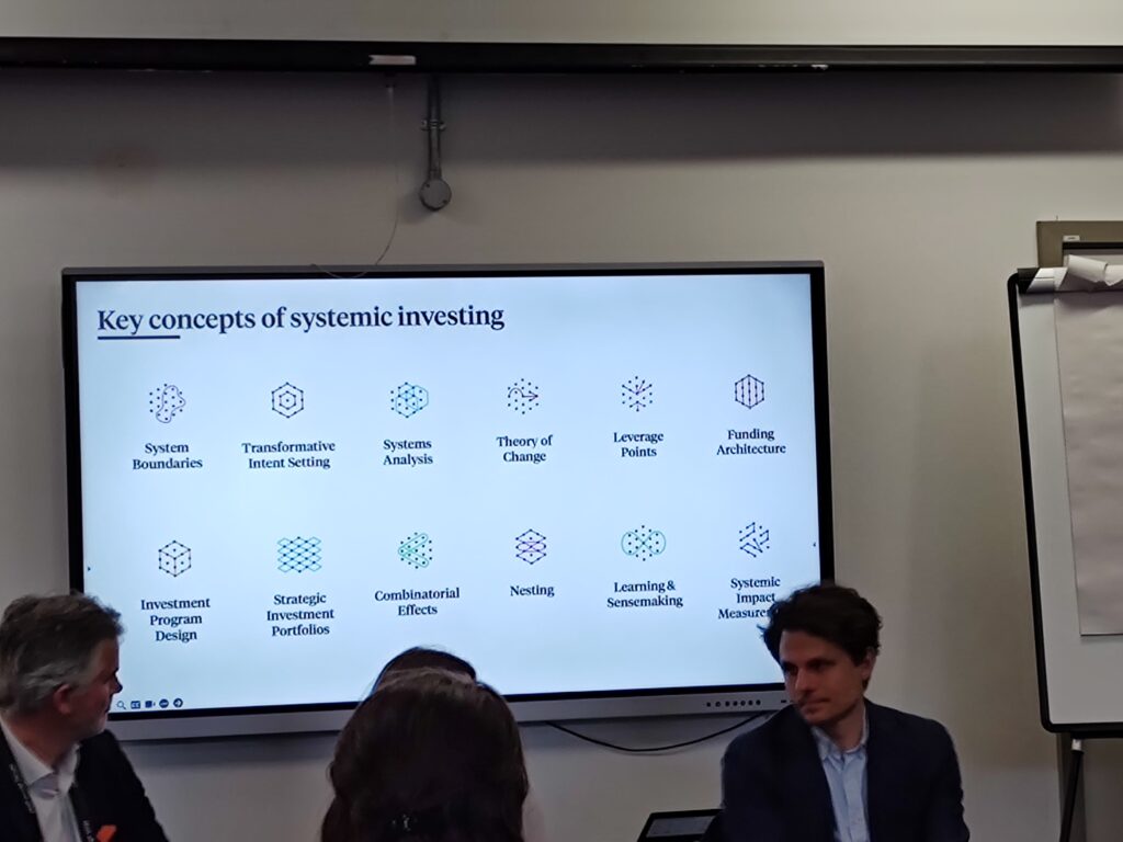 Arielle Molino attended the 2024 Skoll World Forum, a workshop where discussions on key concepts of systemic investing occurred.