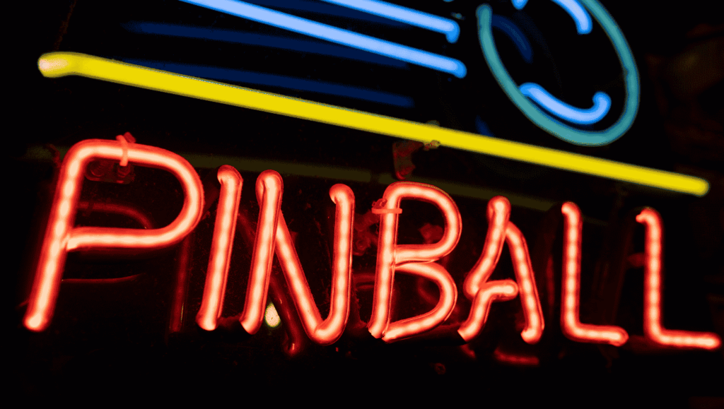 Neon Pinball Sign