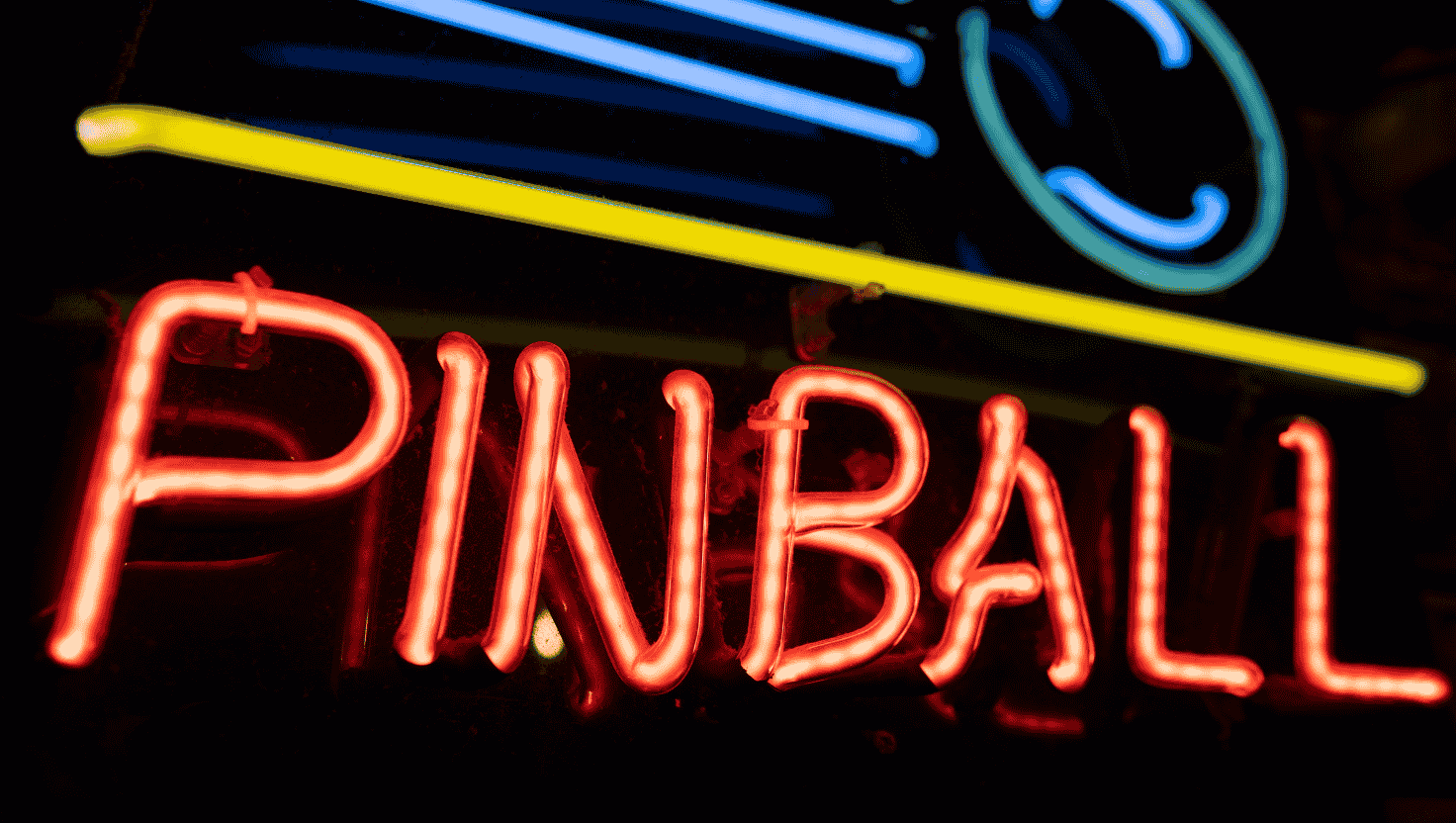 Neon Pinball Sign