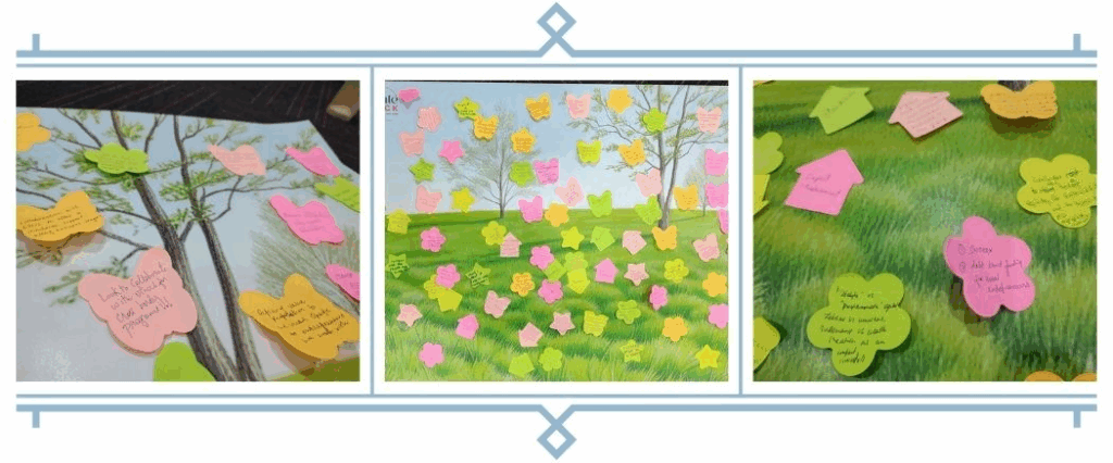 Pollinate Potluck 2024 Garden of Life Activity.