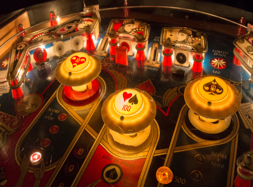 Pinball playing field