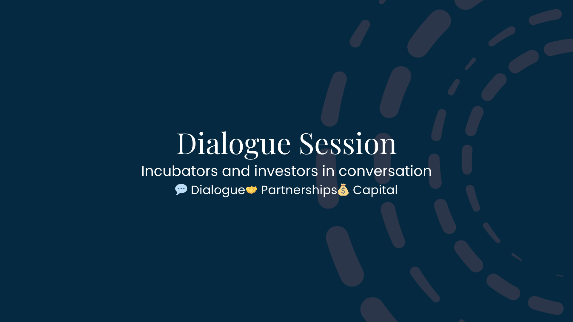 dialogue session at sankalp event