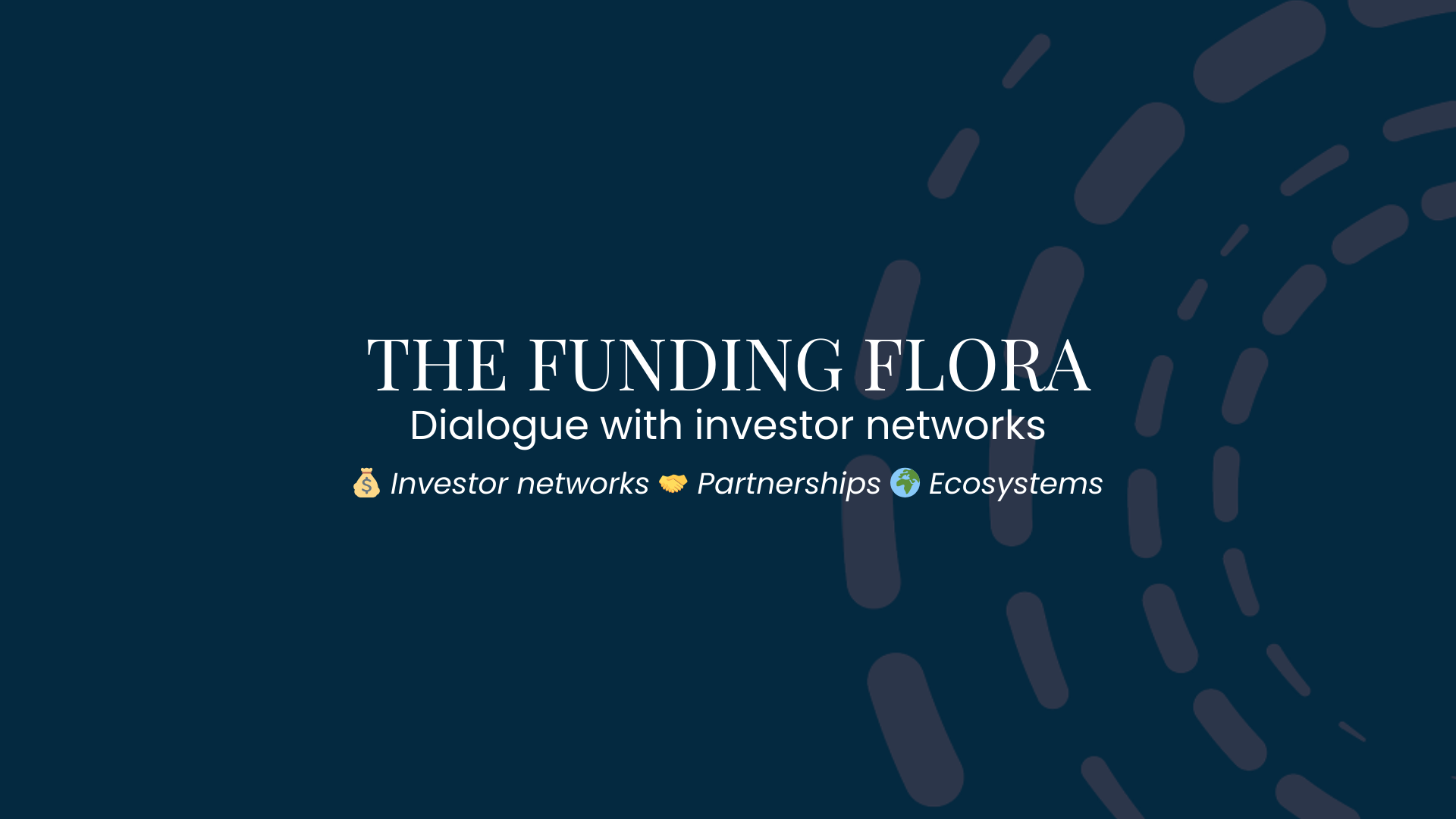 March 25 funding flora session investor