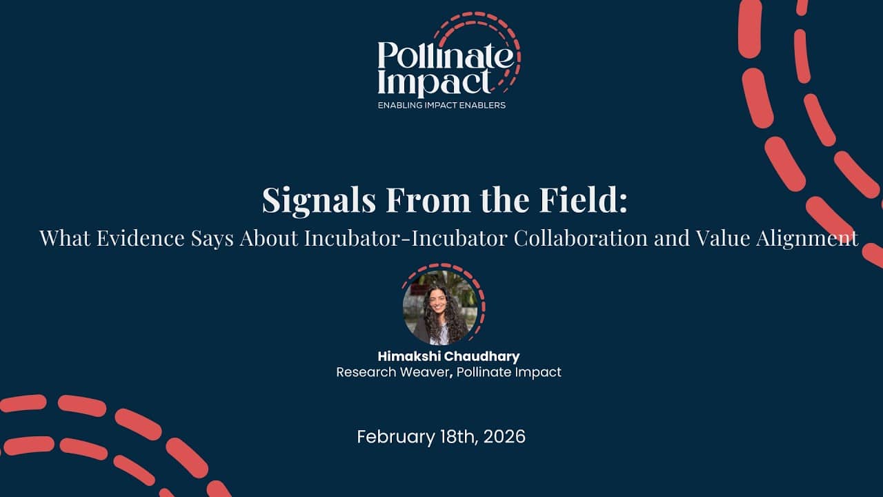 thumbnail photo of Signals from the Field: What Evidence Says About Incubator–Incubator Collaboration & Value Alignment