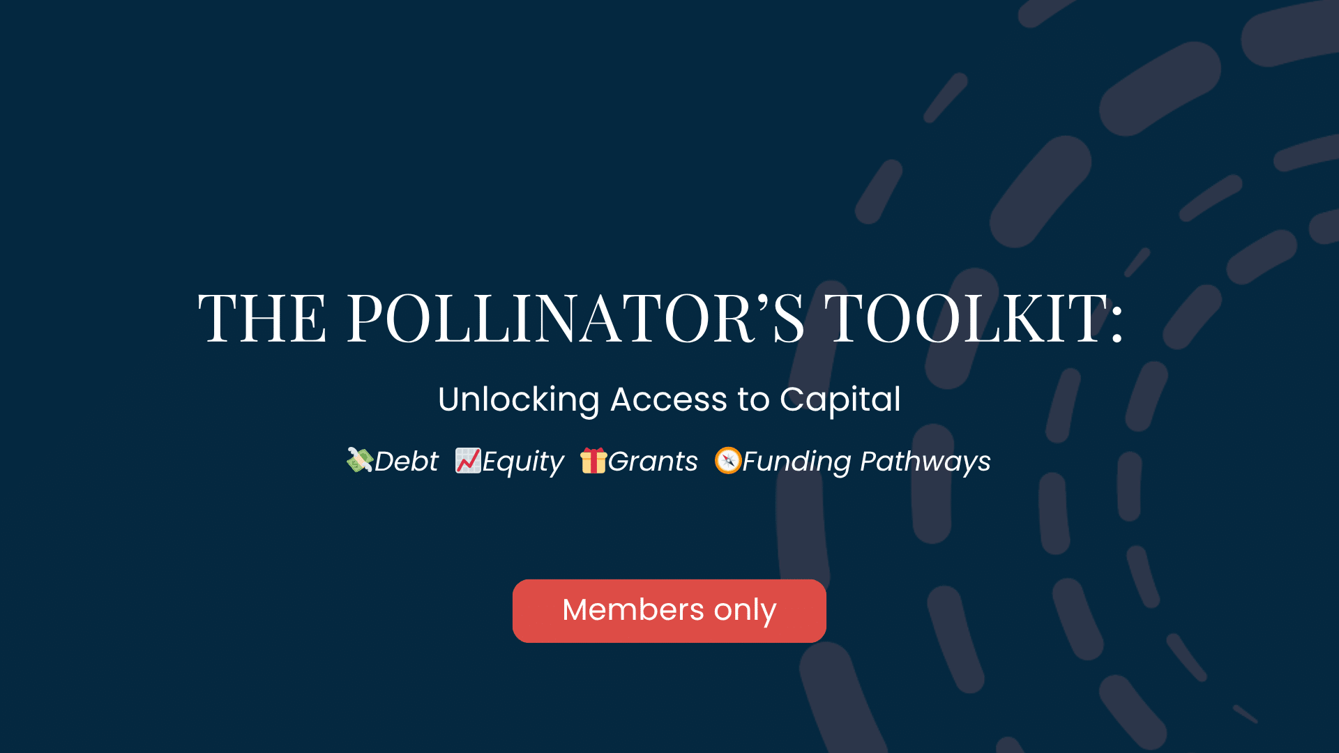 May 20th unlocking access to capital